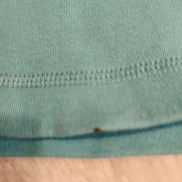 Quacker Factory Womens Shirt Sleeve Crew Neck Embroidered Tshirt Size Medium - Picture 7 of 8